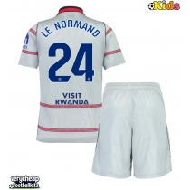 Atletico Madrid Robin Le Normand #24 Replica Third Minikit 2026-27 Short Sleeve (+ pants)